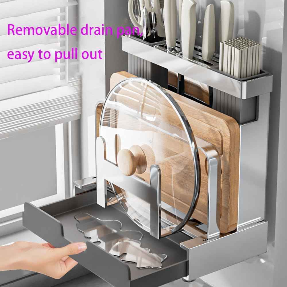 Multifunctional Cutting Board and Knife Drying Rack