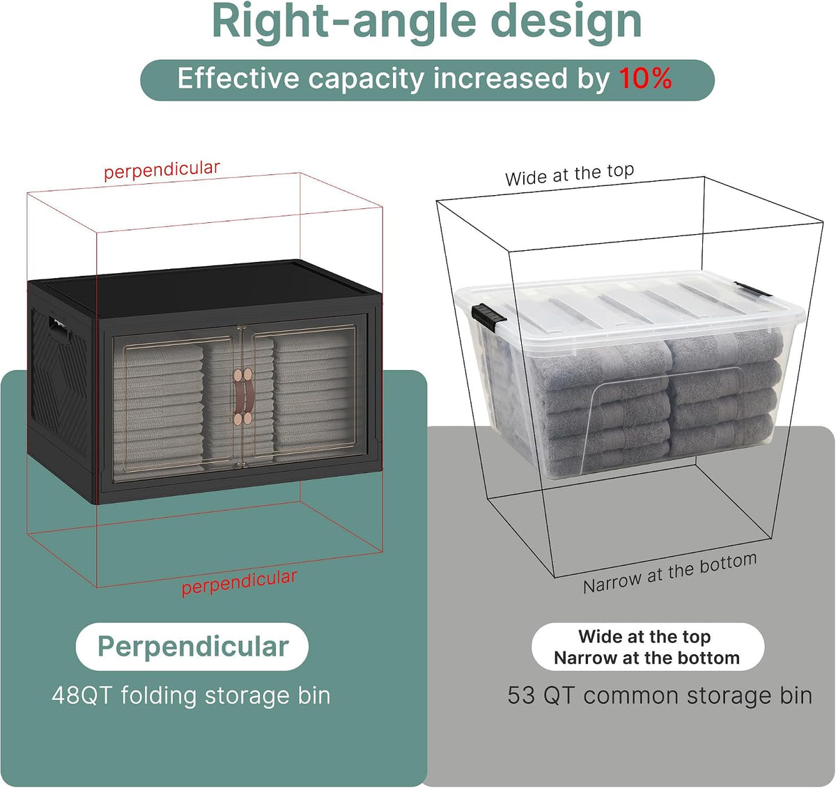 144QT Lockable Plastic Storage Bins, 3 Pack Collapsible Cabinets | Stackable Organizer with Doors & Wheels, Foldable Containers for Bedroom, Dorm, Office & Garage Storage - Field & Nook