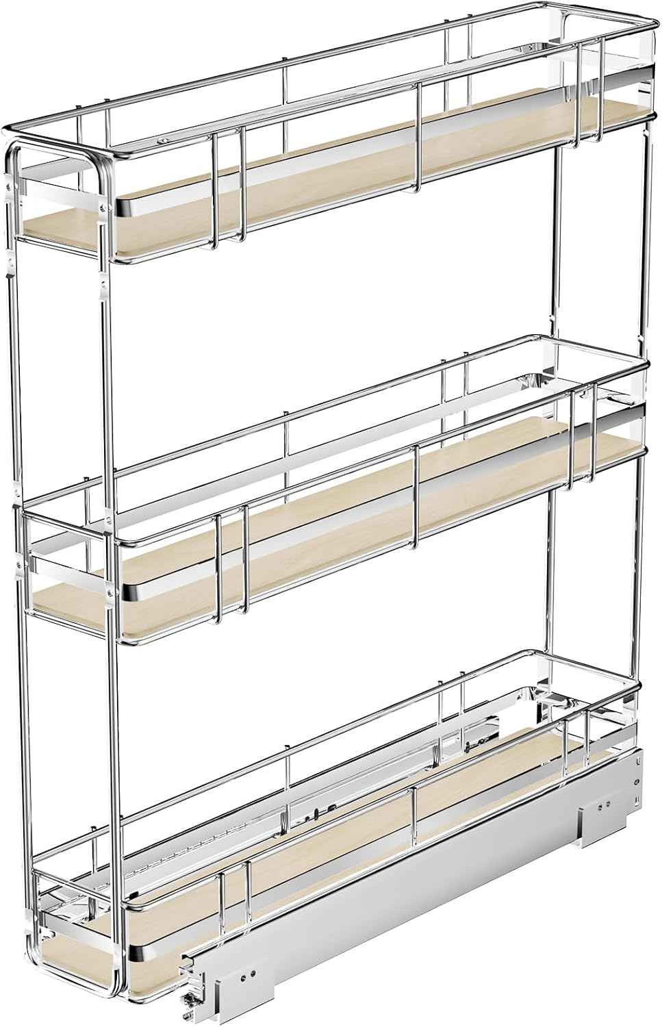 Pull Out Spice Rack Cabinet Organizer, 6" W x 20½" D
