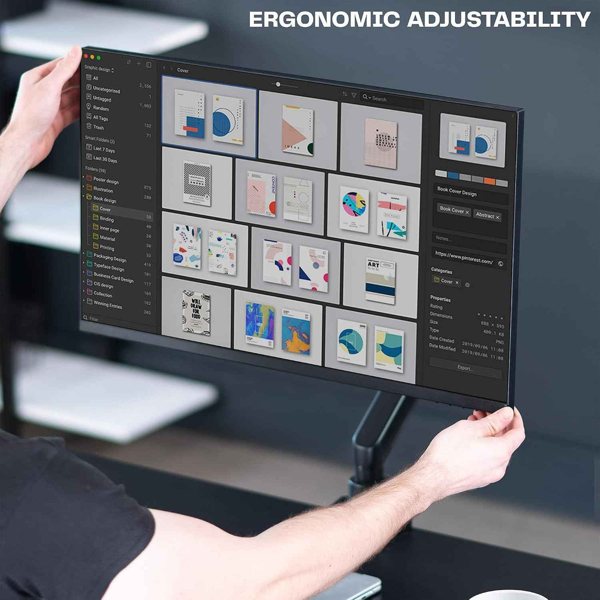 VIVO Premium Aluminum Full Motion Single Ultrawide Monitor Desk Mount Stand with Lift Engine Arm, Fits Screens up to 40 inches, STAND-V101BB