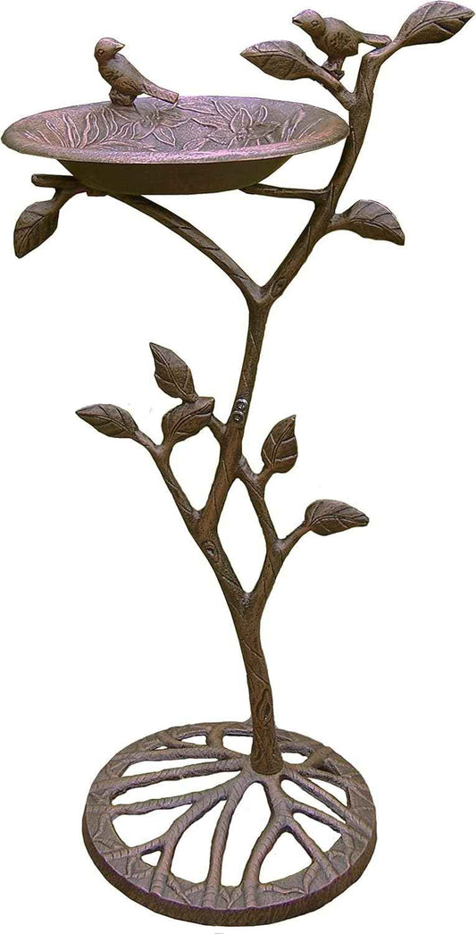 Oakland Living Meadow Bird Bath, Antique Bronze