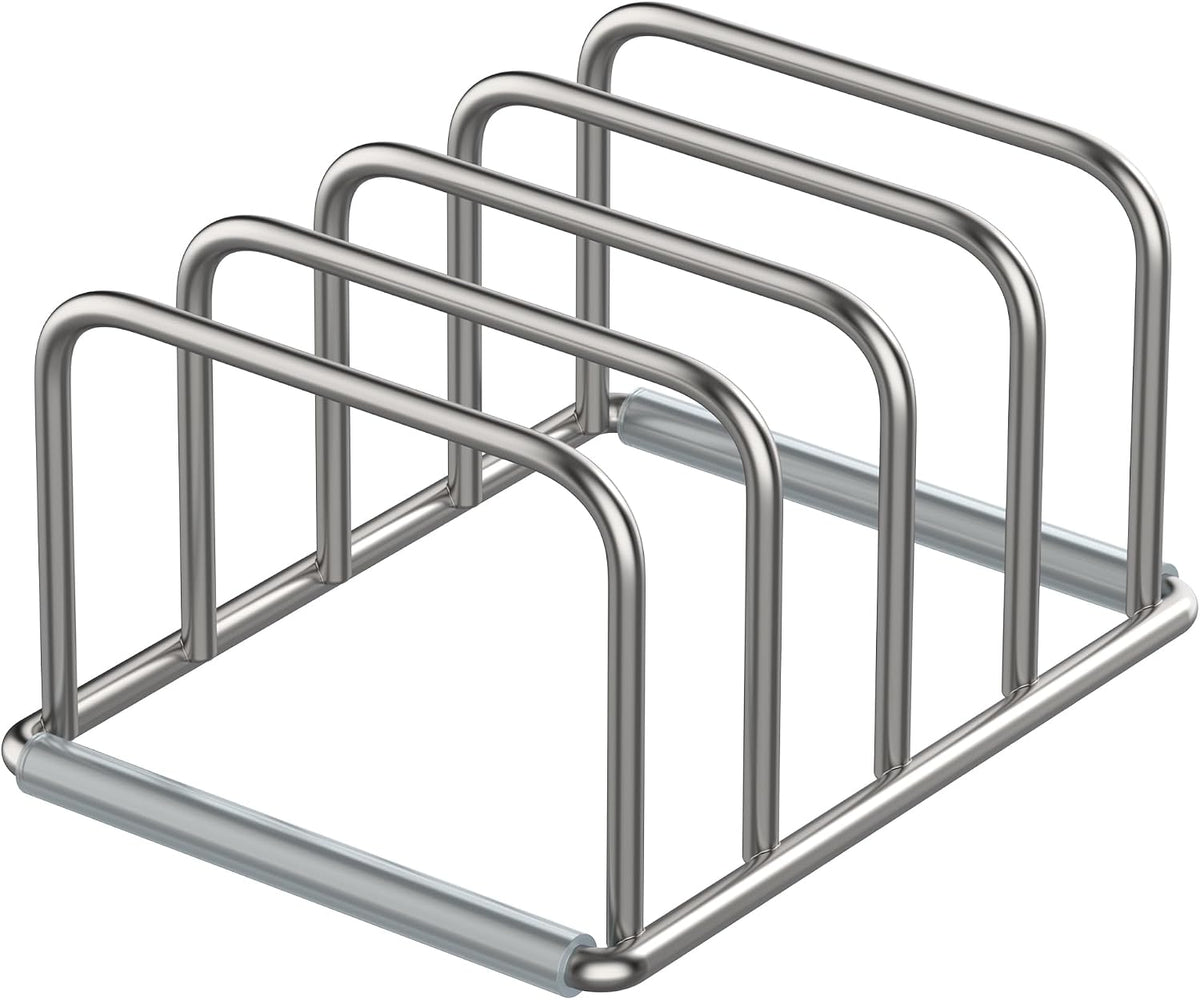 Cutting Board Organizer Stand, 304 Stainless Steel, 1.0 Inch Slots