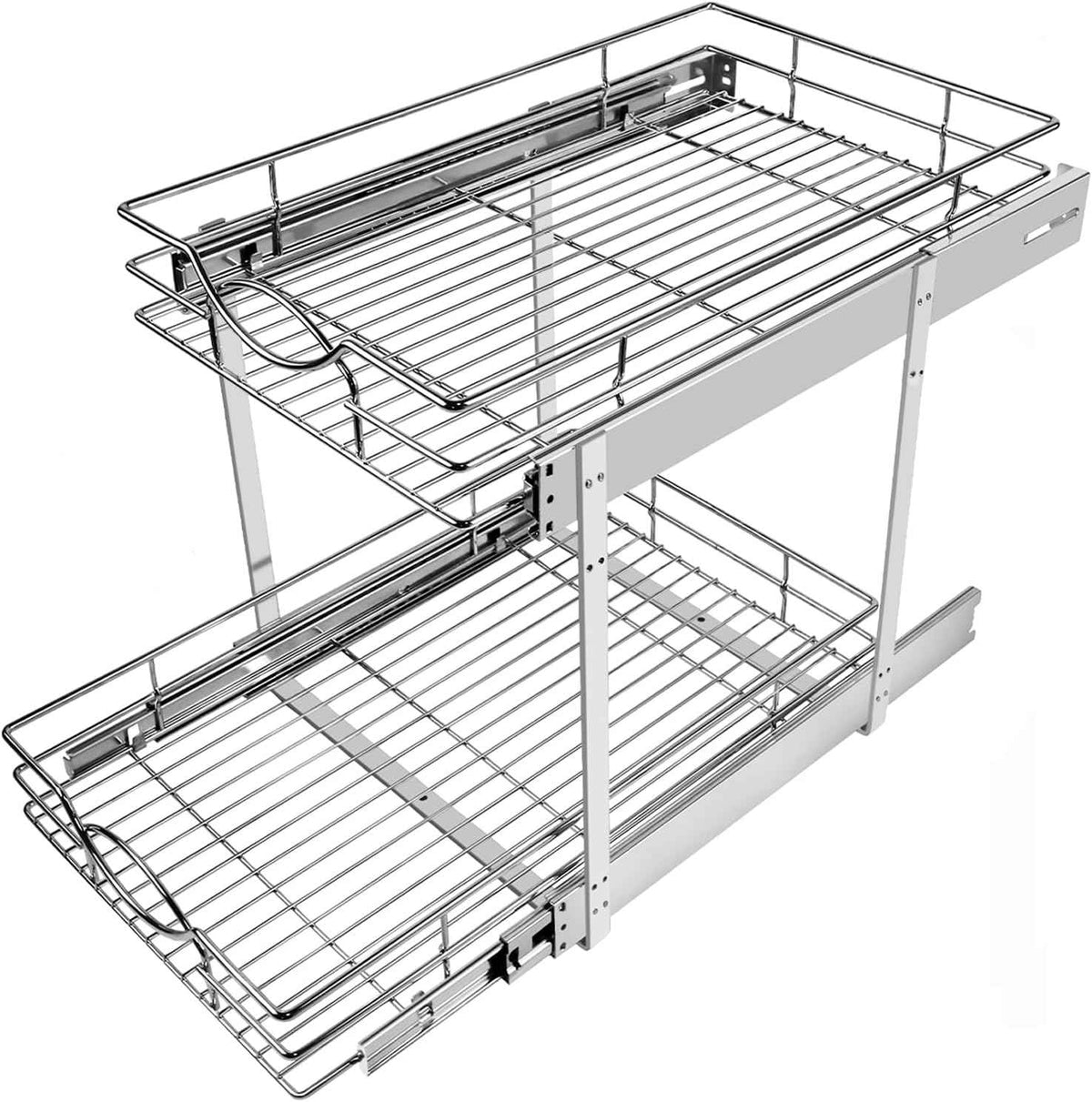 Sikarou Pull-Out Cabinet Organizer, 14" W x 21" D