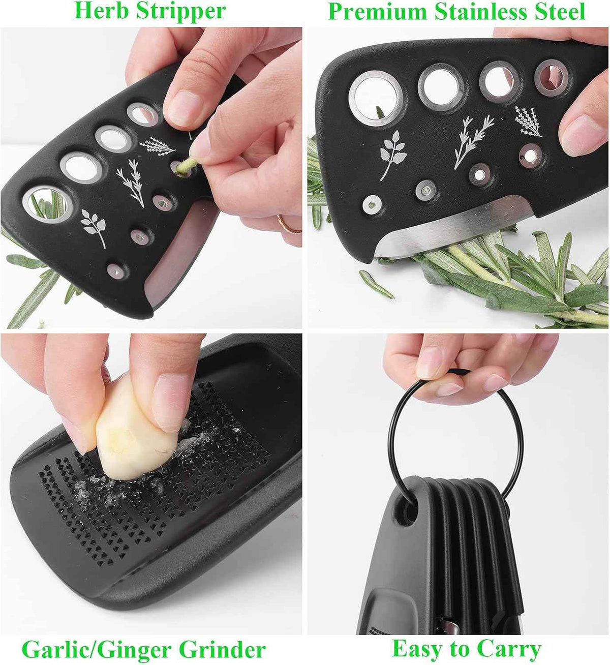 6-Piece Kitchen Gadget Set, Black