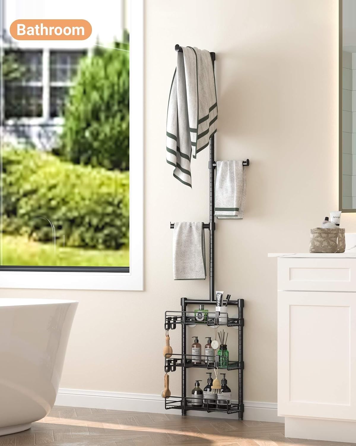 Laundry Room Shelves – Over the Washer and Dryer Storage Shelf - Field & Nook
