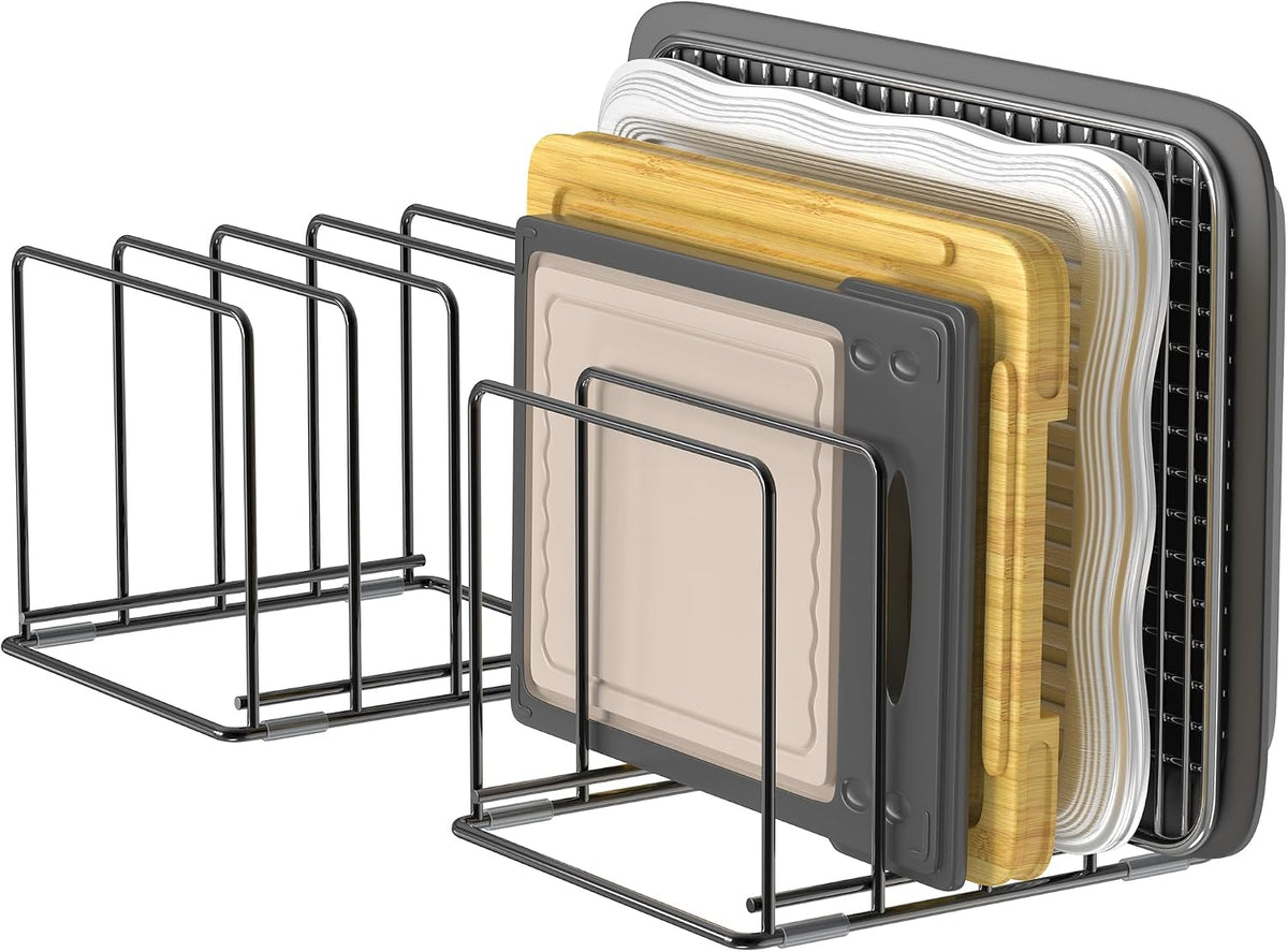 Kitchen Organizer Rack, 4-Slot, 2 Pack