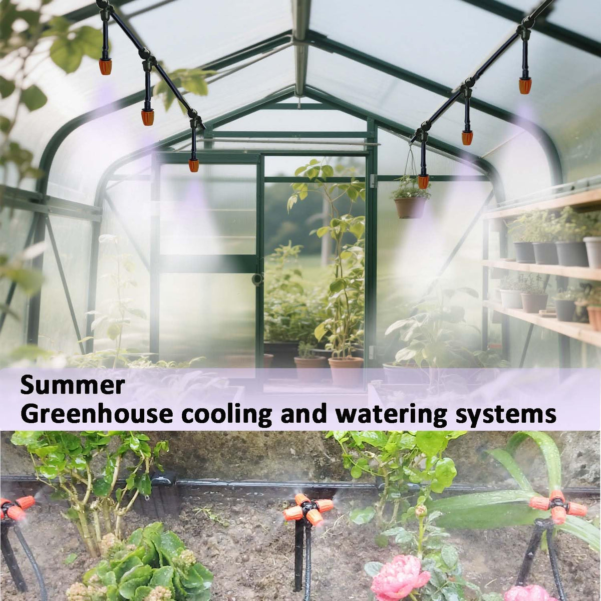 Automatic Drip Irrigation System with Timer – 160 ft