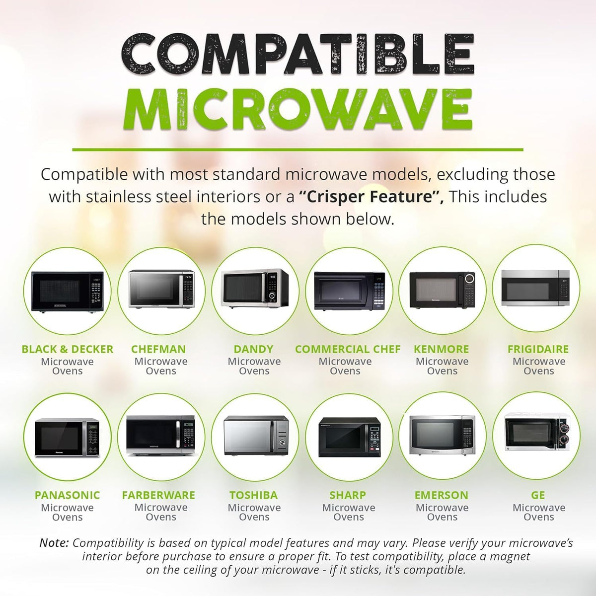 Collapsible Magnetic Microwave Splatter Cover – 12 in