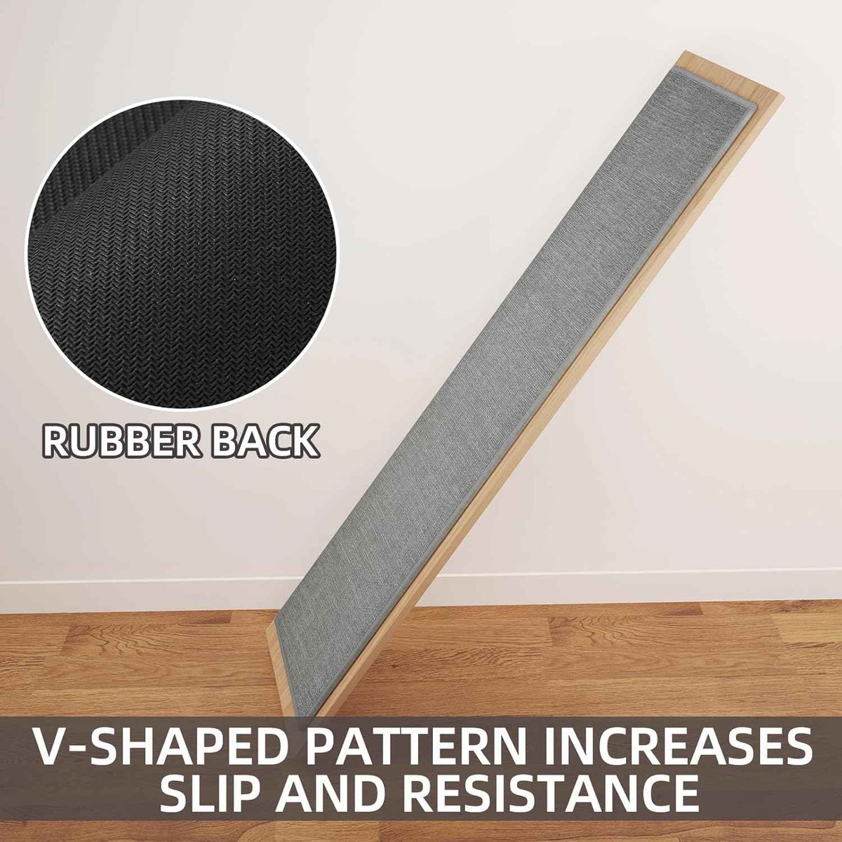 SUMLANS Kitchen Mat Set of 2 PCS, Cushioned Non Slip Rugs for Kitchen Floor, Absorbent Runner Comfort Standing Mats Washable for Kitchen, Office, Home (Grey, 17.3"x47"+17.3"x30")