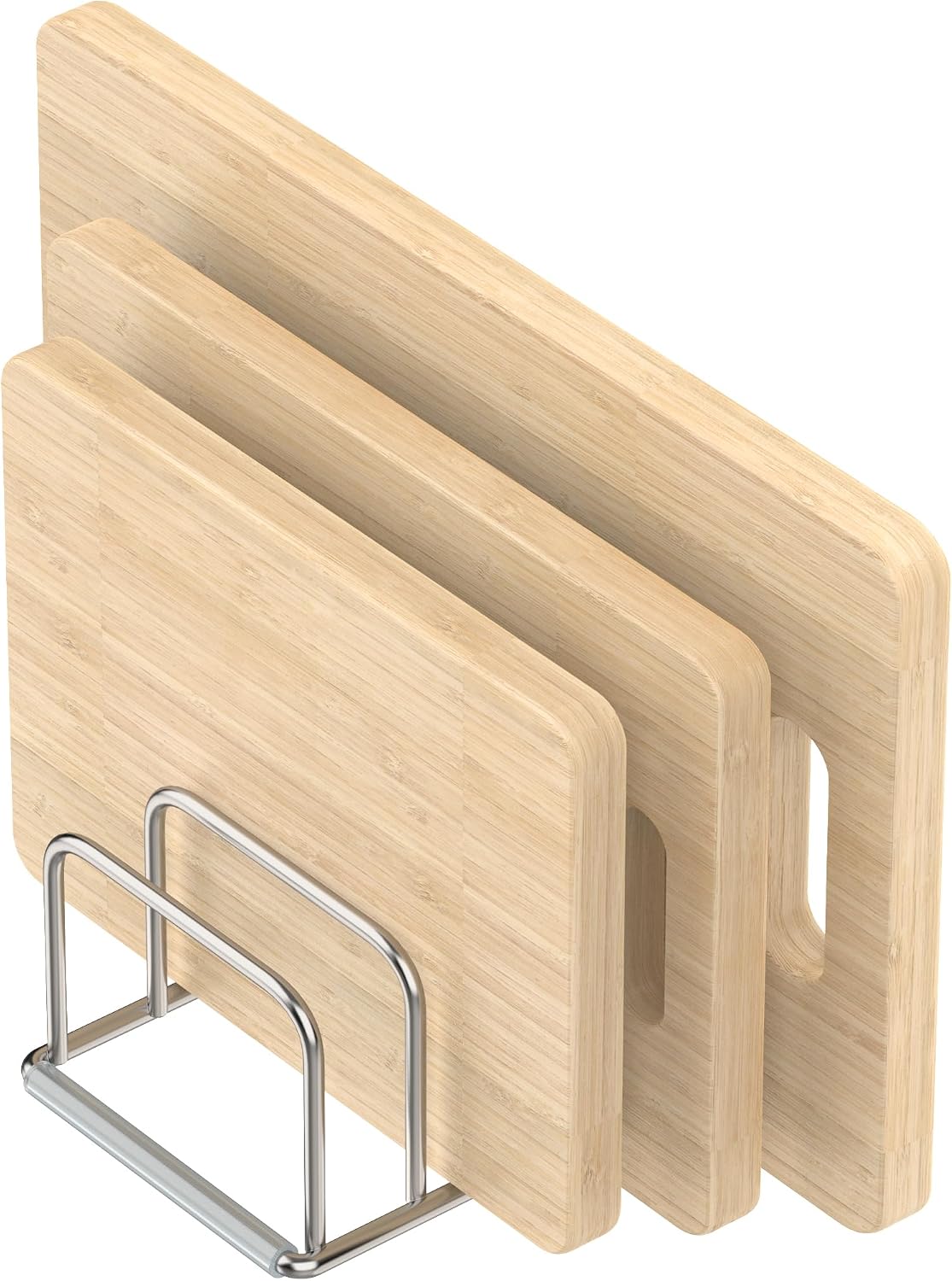Cutting Board Organizer Stand, 304 Stainless Steel, 1.0 Inch Slots