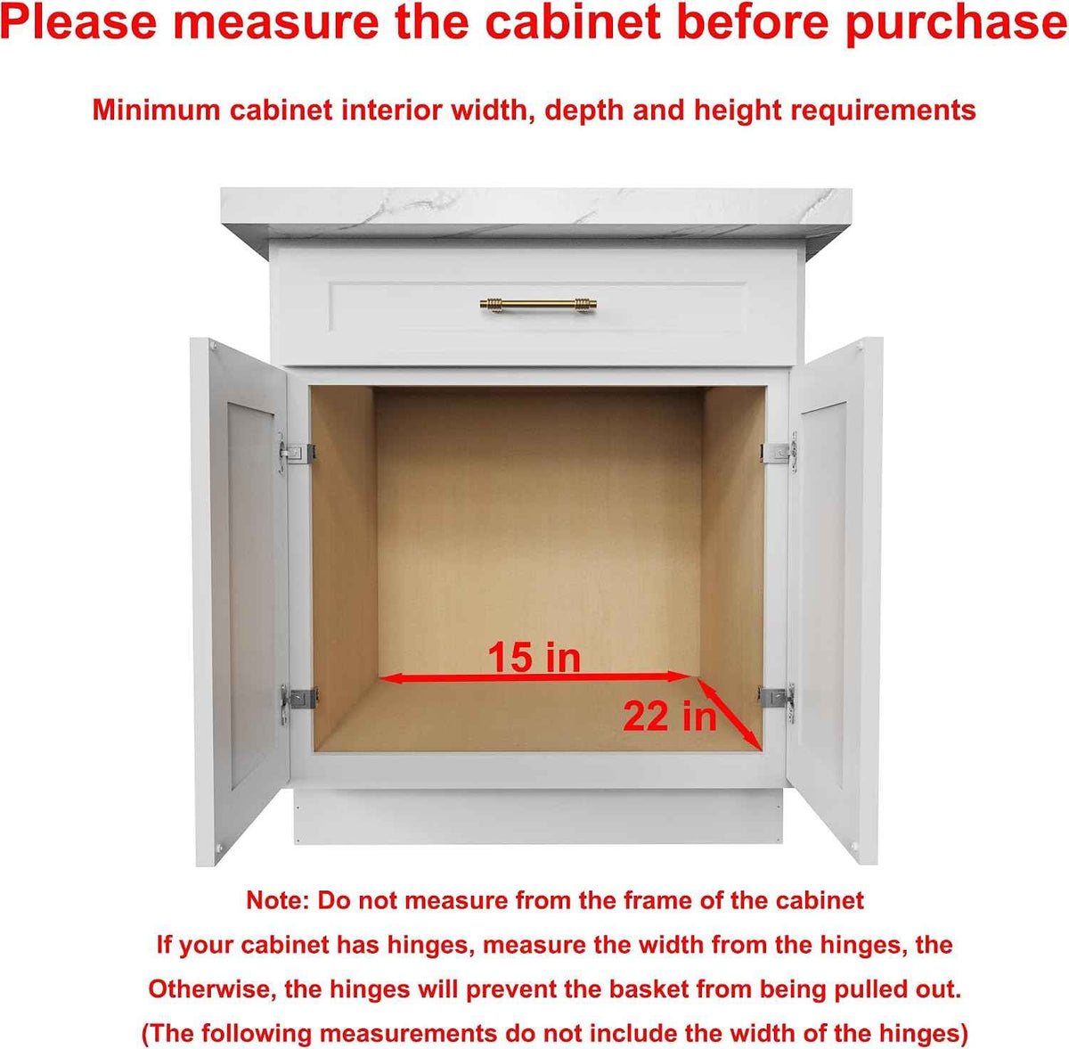 Sikarou Pull Out Cabinet Organizer,Heavy-Duty Slide Out Shelf, Wood