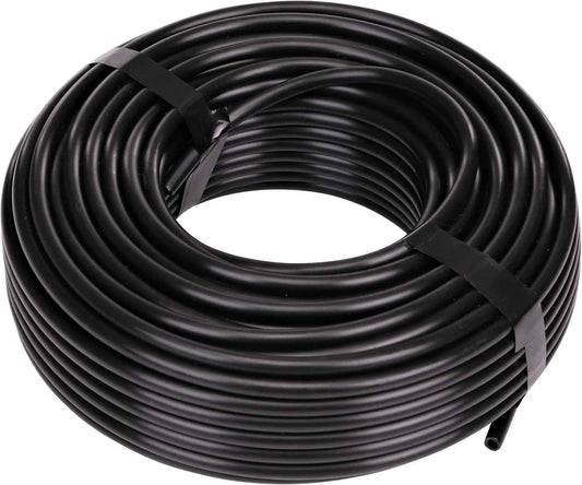 Raindrip 016010T 1/4-Inch Drip Irrigation Supply Tubing, 100-Foot., for Drip Irrigation, Drip Emitters, Irrigation Parts, Systems, Black Polyethylene
