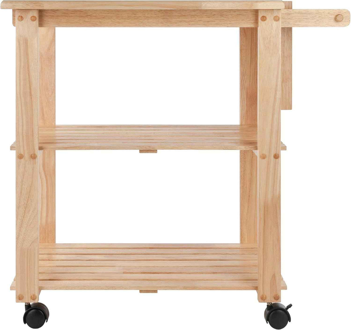 Winsome Mario Kitchen Cart | Rolling Utility & Serving Cart with Wheels for Snacks, Drinks, Kitchen Essentials, Storage & Organization for Home, Apartment