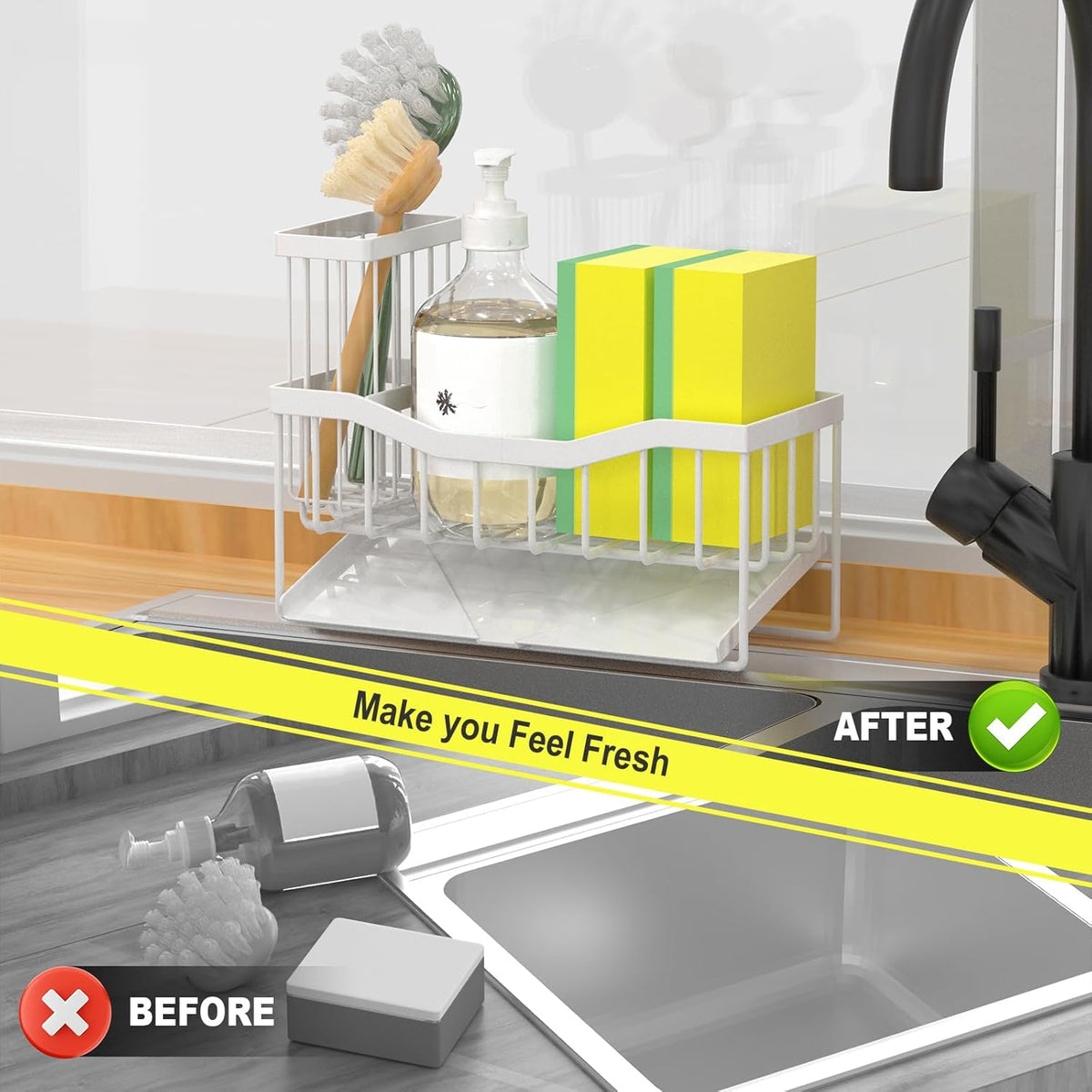 Fssvcd Maifan Stainless Steel Sink Caddy
