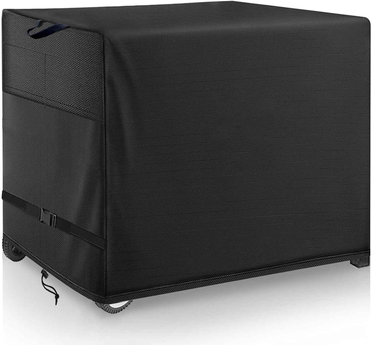 Outdoor Prep Table Cover- Heavy Duty Waterproof Cover for Outdoor Stainless Steel Table,Compatible with 46 inch Outdoor Utility Cart and Storage Cabinet Black