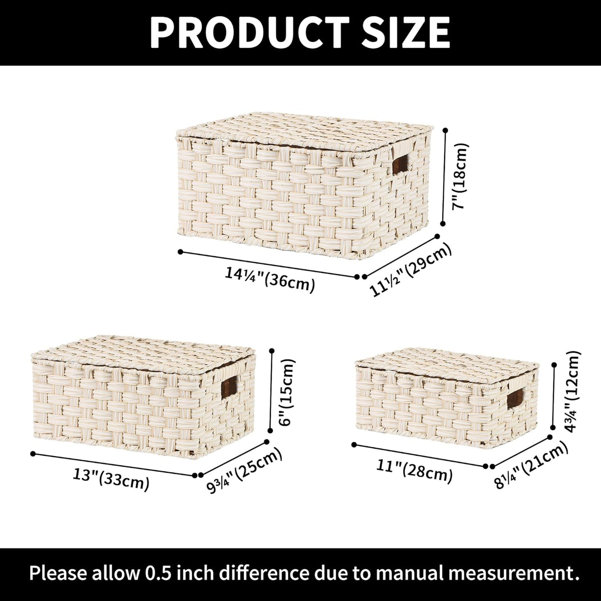 Wicker Baskets With Lids – Woven Storage Basket With Lid - Field & Nook