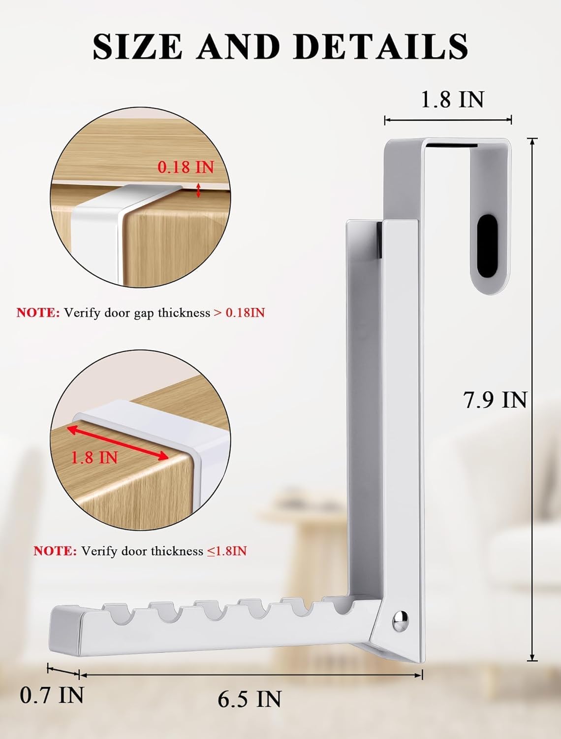 Over-the-Door Folding Drying Rack – 2-Pack Space-Saving Hangers