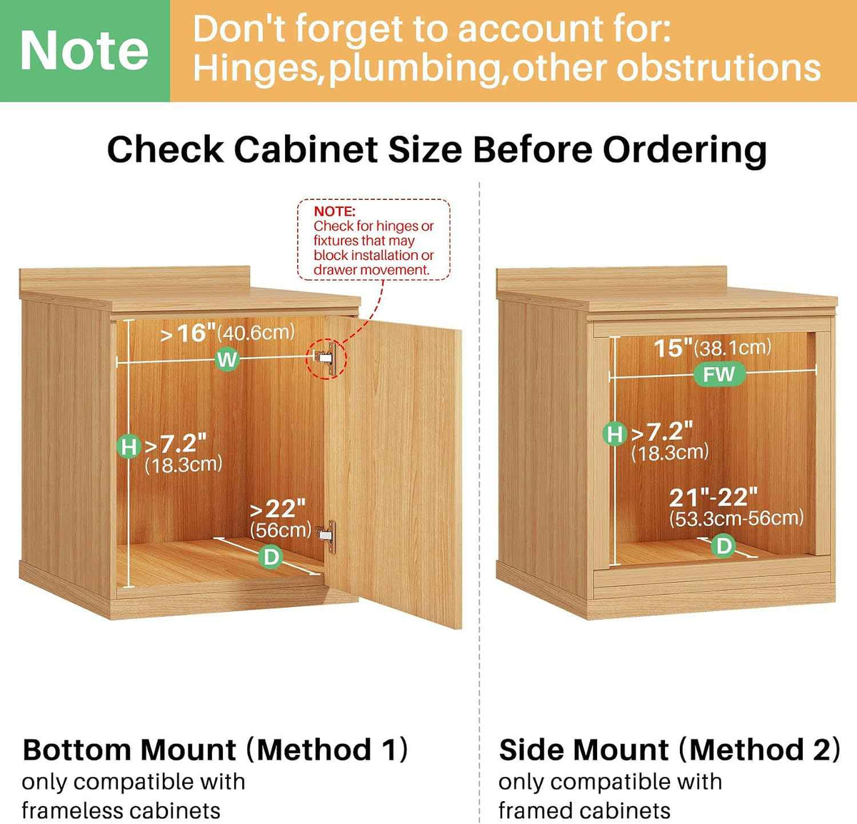 Pull-Out Cabinet Organizer, 15" W x 21" D