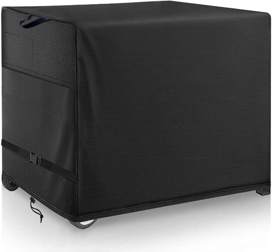 Outdoor Prep Table Cover- Heavy Duty Waterproof Cover for Outdoor Stainless Steel Table,Compatible with 44 inch Outdoor Utility Cart and Storage Cabinet Black