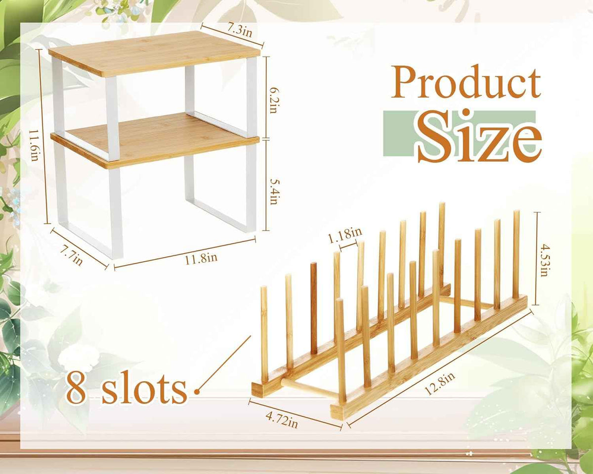 Marsui 4 Pcs Kitchen Cabinet Organizer Set