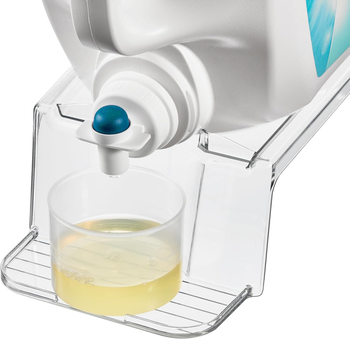 iDesign Laundry Detergent Holder, Clear | Liquid Detergent Stand, Laundry Room Organization - Field & Nook
