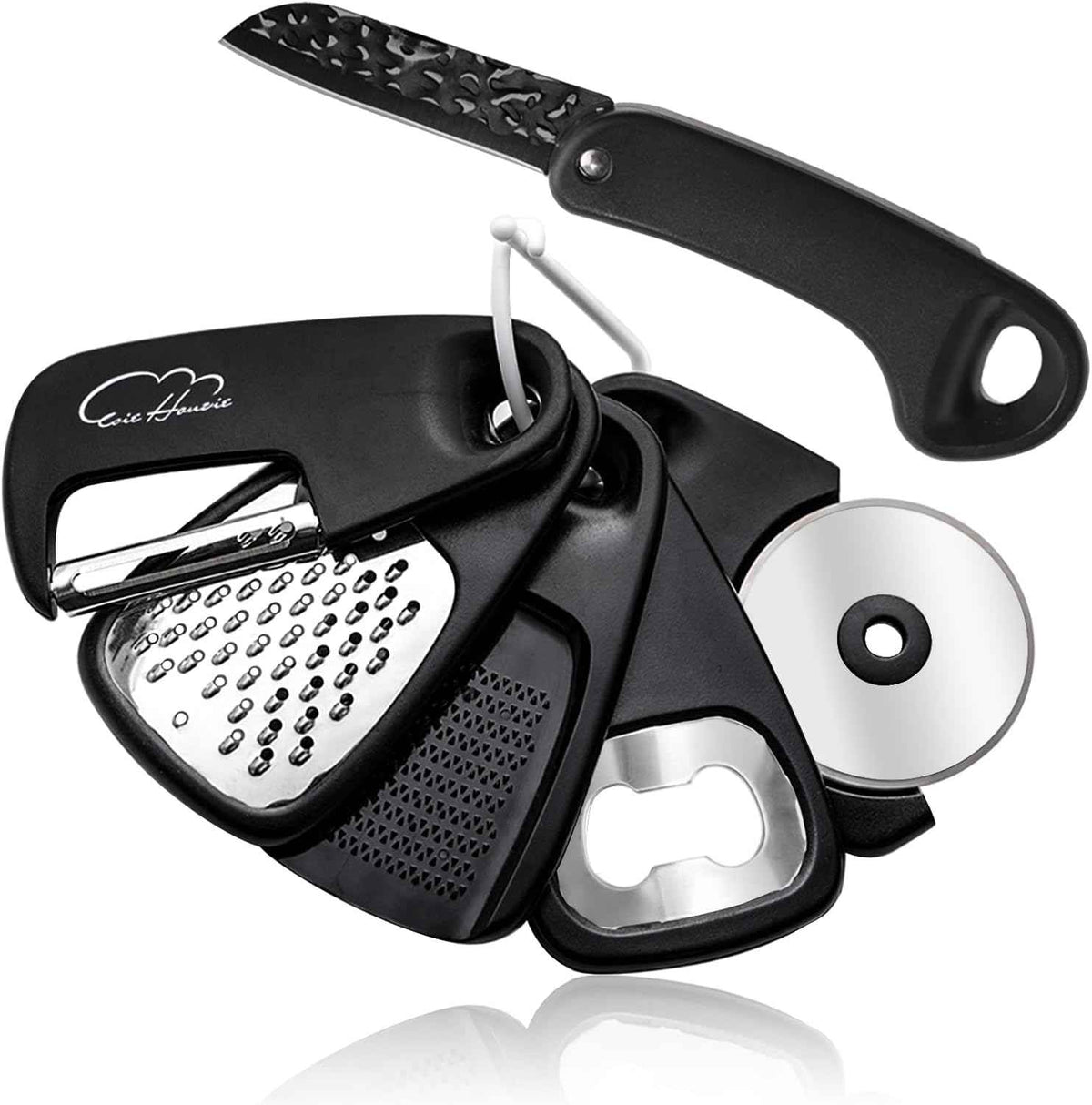 6-Piece Kitchen Gadget Set, Black