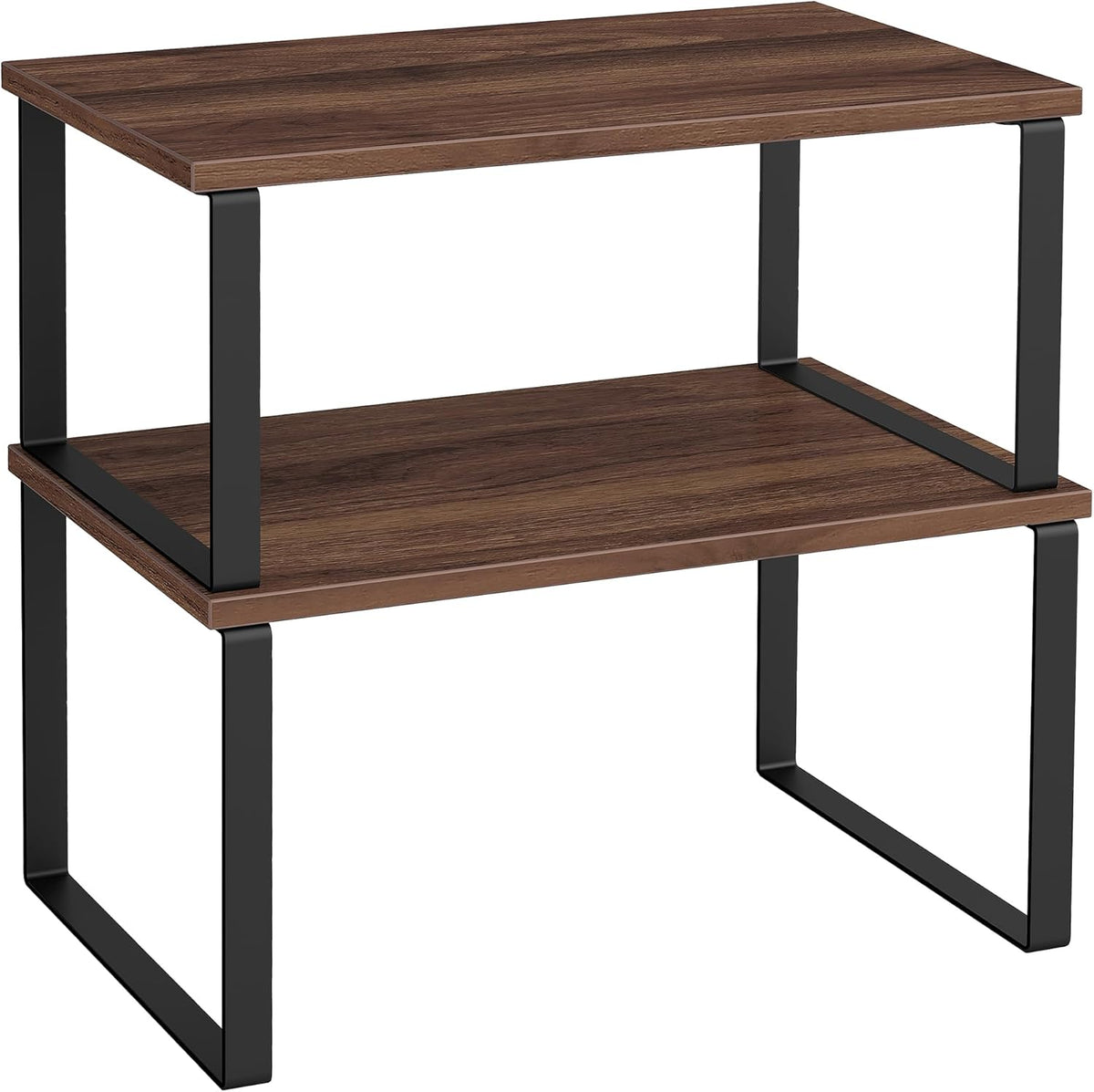 SONGMICS Cabinet Organizer Shelf – Set of 2 Kitchen Counter Shelves - Field & Nook