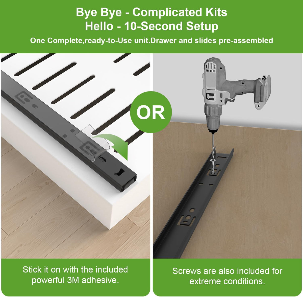1-Pack Expandable Pull-Out Cabinet Organizer, 16.5" Deep