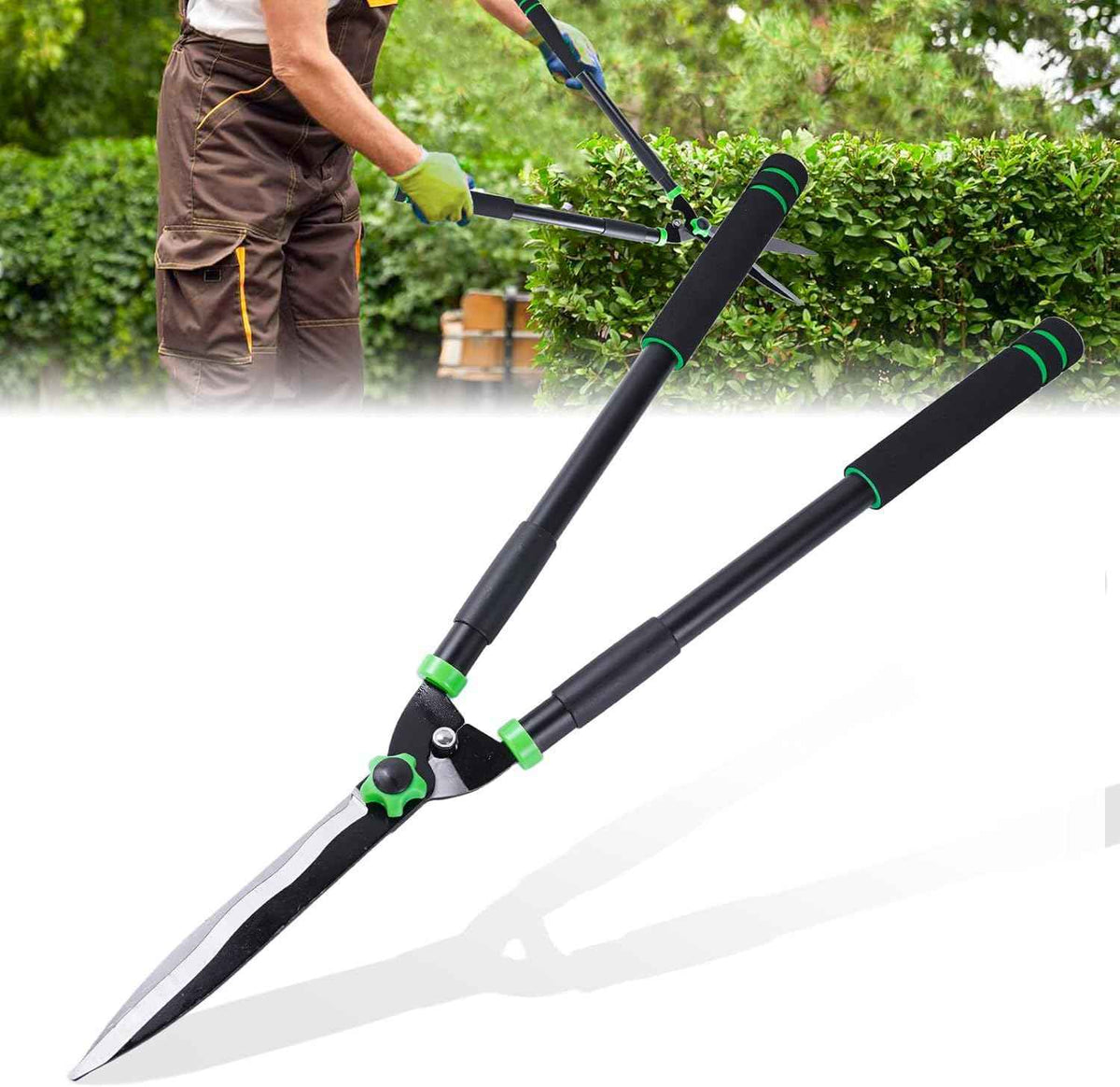 Hedge Clippers Heavy Duty Hedge Shears, Hedge Clippers for Gardening Pruning Shaping Shrubs and Decorative Plants Garden Hedge Shears for Effortless Trimming