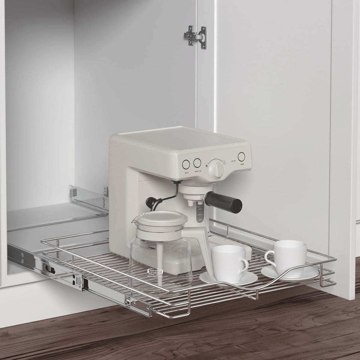 DINDON Pull Out Cabinet Organizer, 11" W x 18" D