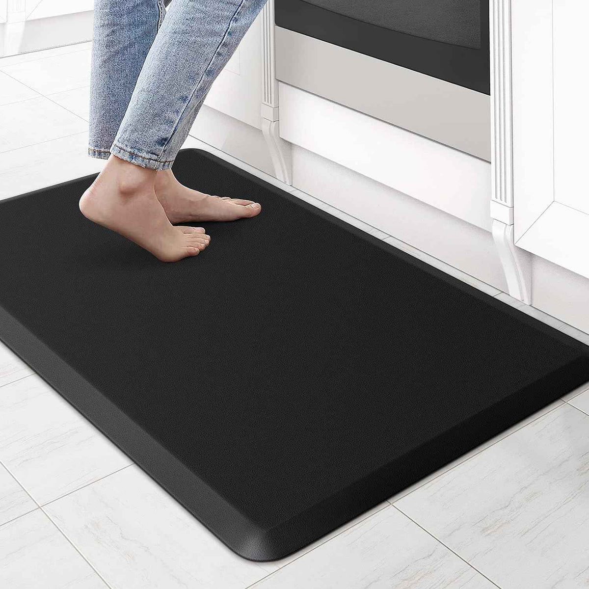 Kitchen Mat Cushioned Anti Fatigue Rug Standing and Comfort Floor Mats | Water-Resistant, Non-Slip, Easy to Clean Comfort Floor Mat for Kitchen, Sink & Office, Multiple Colors & Sizes, 17.3"x28"