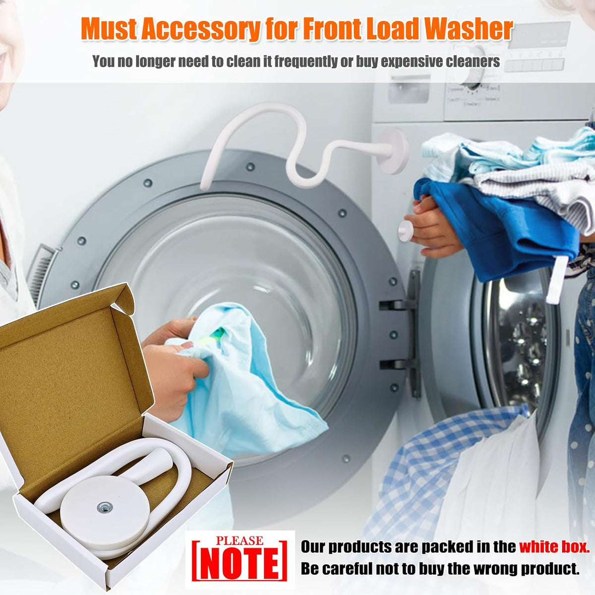Magnetic Washer Door Prop – 2.6-Inch Flexible Ventilation Holder