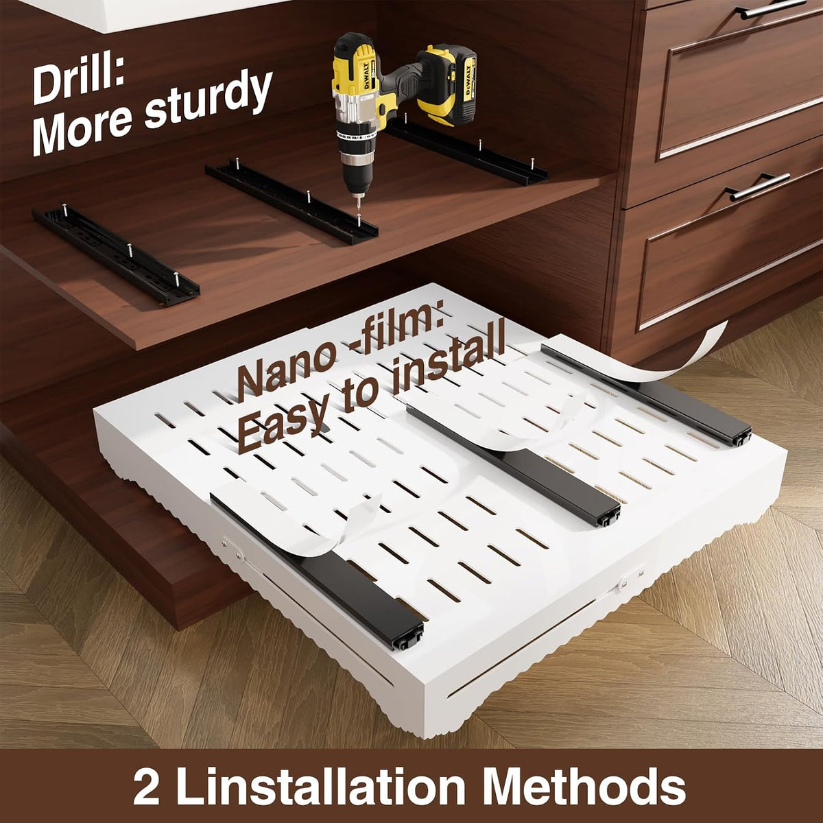 Expandable Pull Out Cabinet Organizer, 12"-18"W