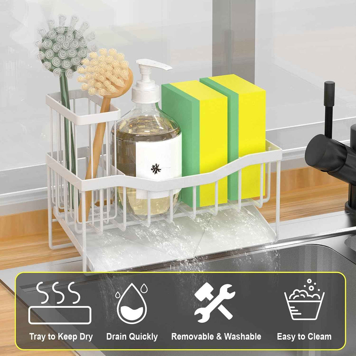 Fssvcd Maifan Stainless Steel Sink Caddy