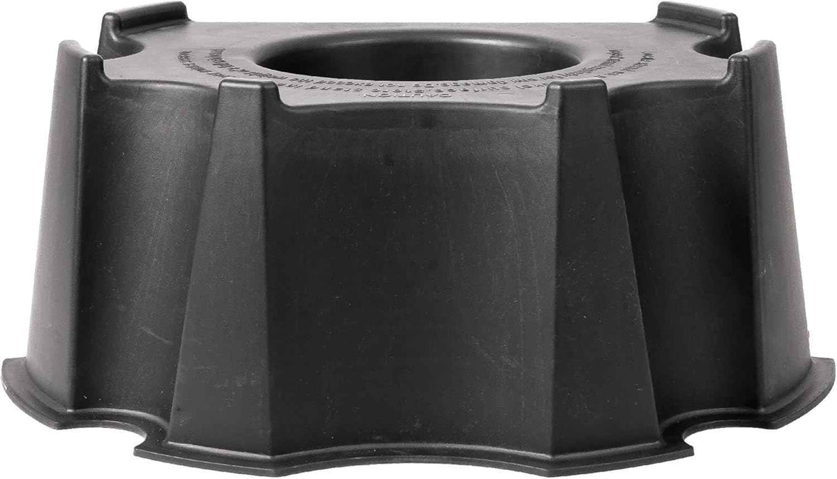 RTS Home Accents 55-Gallon Rain Barrel Stand, Made from 100% Recycled Material, Black