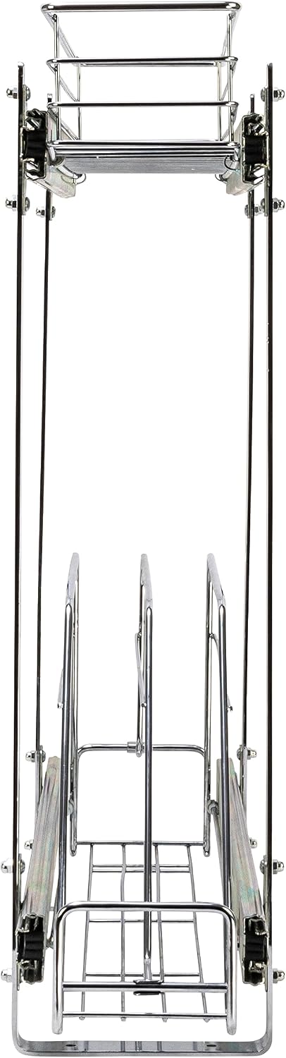 Household Essentials Glidez 2-Tier Pull-Out Organizer, Chrome