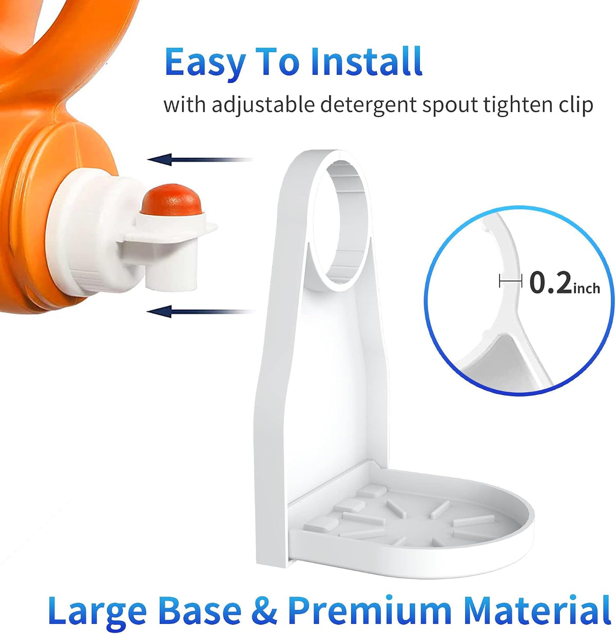 2-Pack Laundry Detergent Cup Holder Drip Catchers - Field & Nook