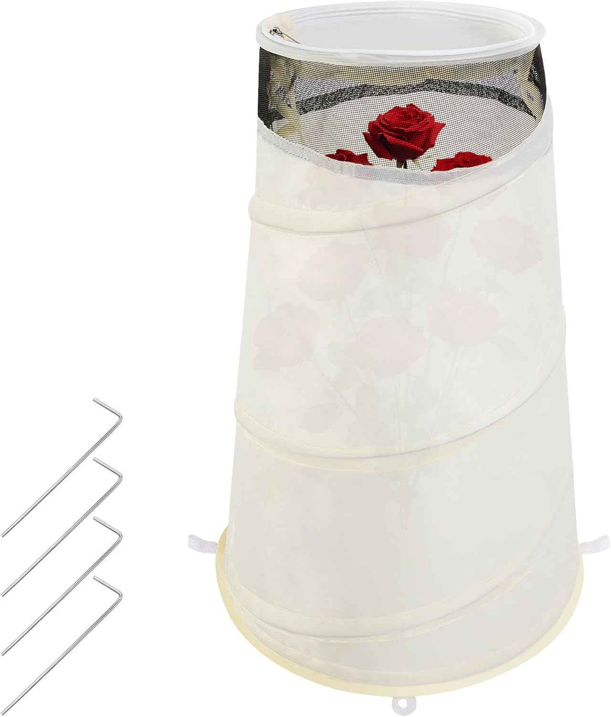 20" x 13" x 9" Pop Up Rose Cones for Winter Protection, Winter Rose Collars Protective Cover, Freeze Protection Roses Bush Cover for Protecting Against Frost Wind and Animals Eating