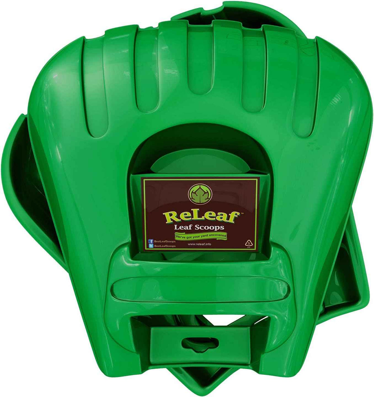 GARDEASE Leaf Scoops: Ergonomic, Large Hand Held Rakes for Fast Leaf & Lawn Grass Removal (1 Pair)
