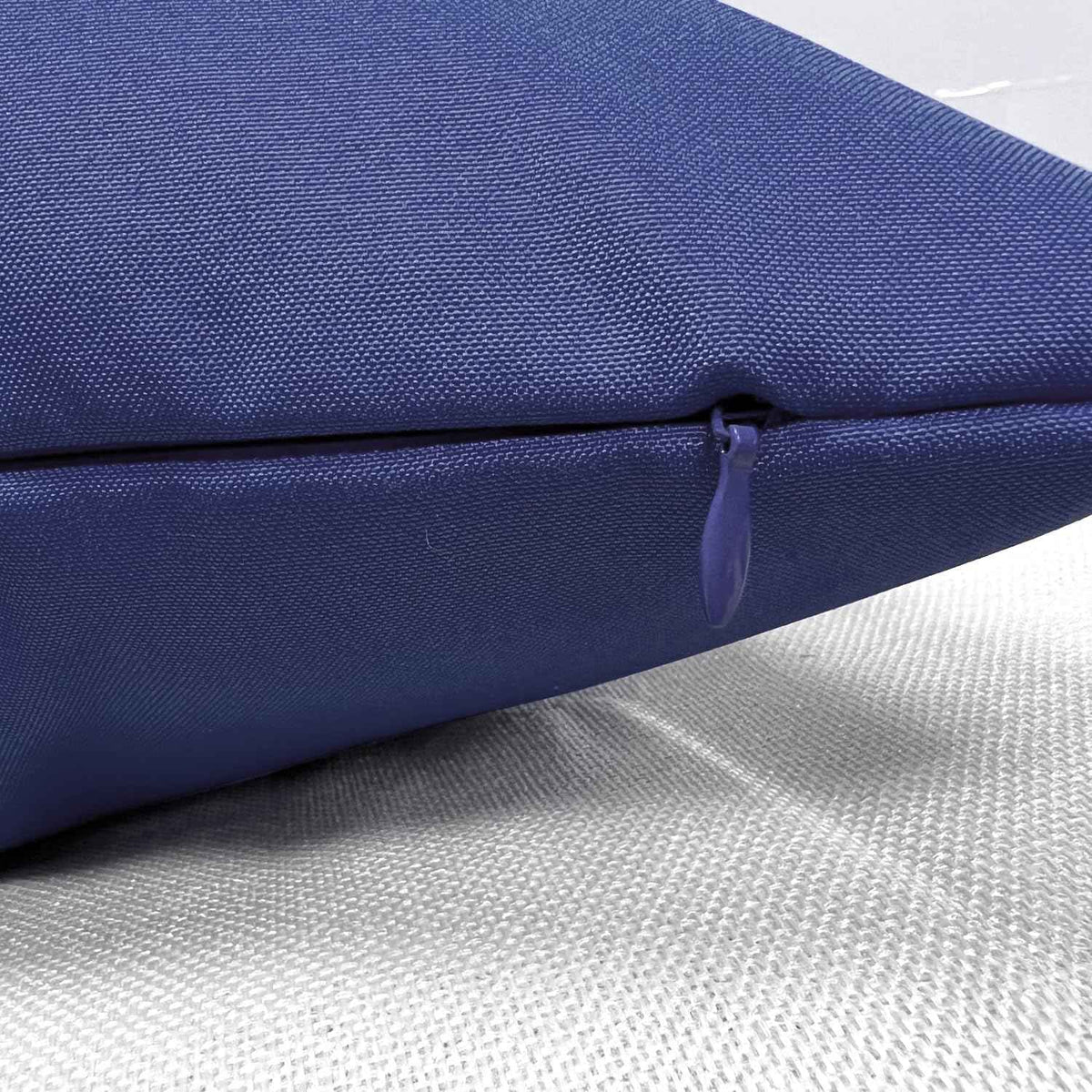 VAKADO Outdoor Waterproof Throw Pillow Covers 18X18 Set of 2 Decorative DarkBlue Patio Furniture Cushion Cases Outside Decor for Couch Garden Bench Porch
