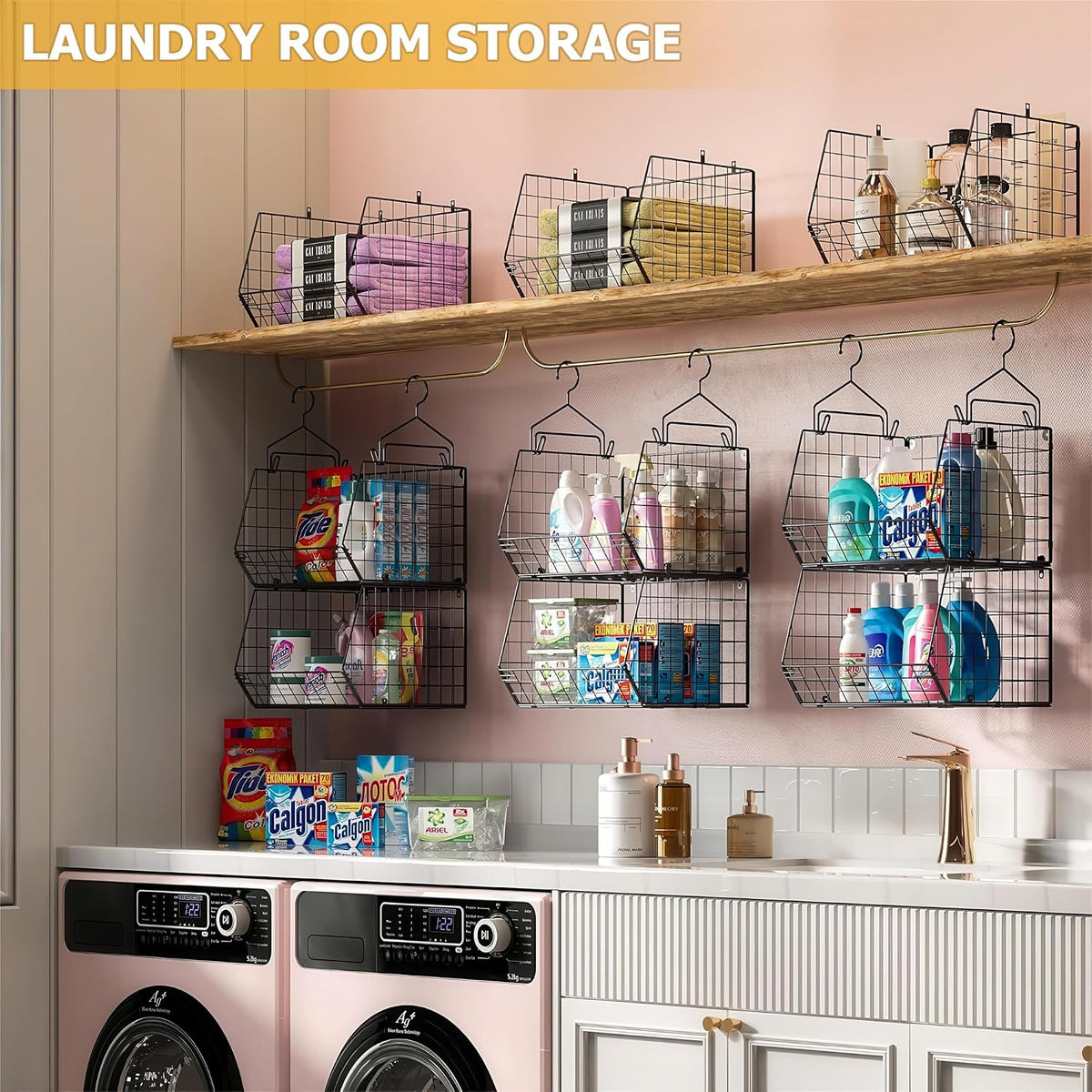 3-Tier Hanging Closet Organizer - Field & Nook