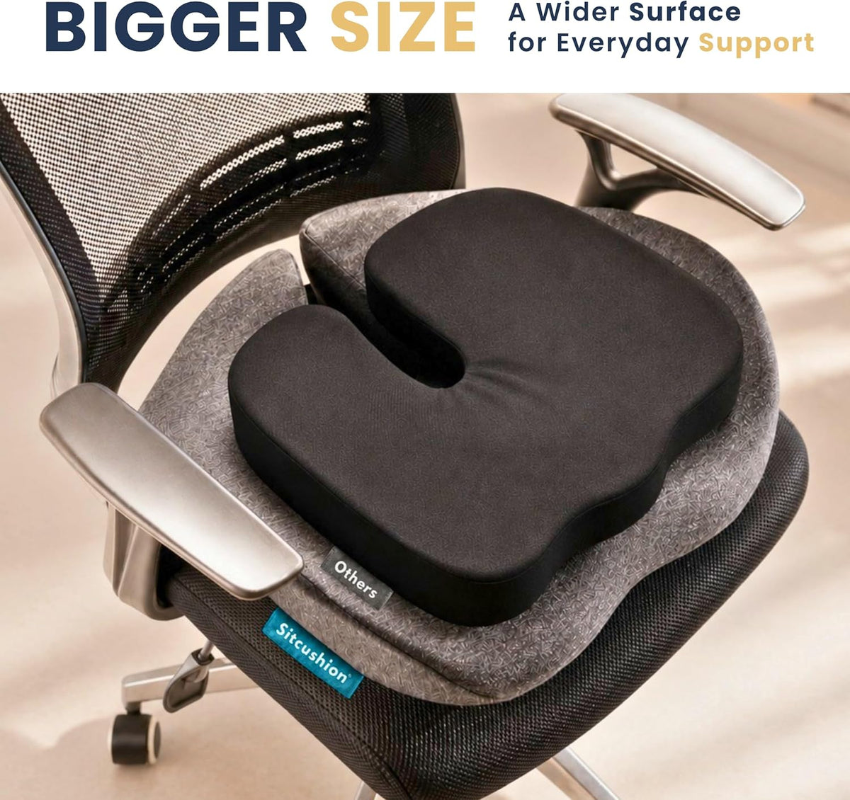 Extra-Large Seat Cushion with Spare Washable Cover - Field & Nook