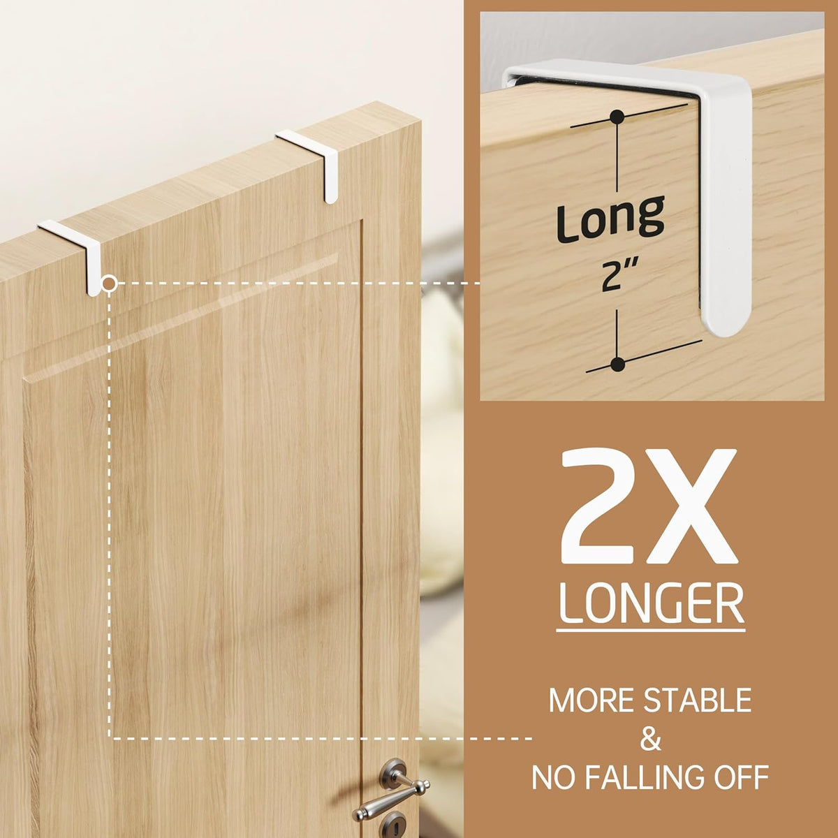 66 lb Over-Door Ironing Board Shelf – White - Field & Nook