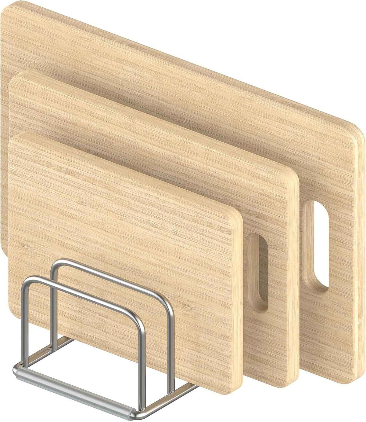 Cutting Board Organizer Stand, 304 Stainless Steel, 1.0 Inch Slots