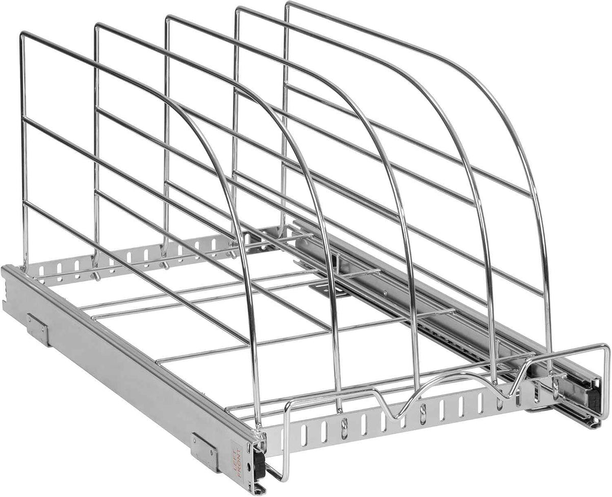 Pull-Out Bakeware Organizer, 12.5" W x 21" D