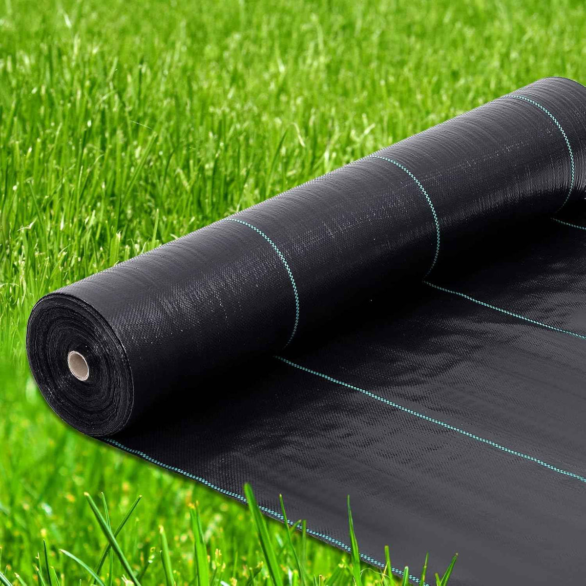 6ft X 300ft Weed Barrier Landscape Fabric Heavy Duty, Premium 2.4 oz Ground Cover Weed Block Gardening Mat, Easy Setup & Superior Weed Control, for Erosion Control, Weed Barrier