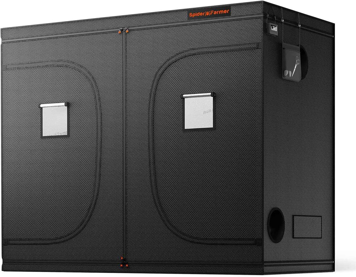 Spider Farmer 10x5 Grow Tent Pro-Grade, 120"x60"x80", with Observation Window and Floor Tray, 1680D Thicken Mylar Canvas, 10x5x6.6 for Indoor Hydroponic Growing for SF7000, SE7000, G7000