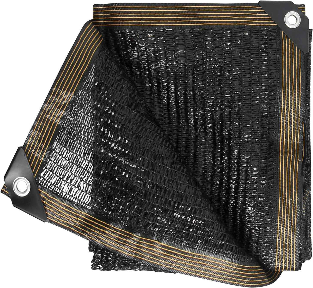 50% Shade Cloth, 6.5x10FT Sun Shade Cover Net Mesh Tarp with Grommets for Greenhouse, Plant, Garden, Patio, Pergola, Sun Shade Canopy Black