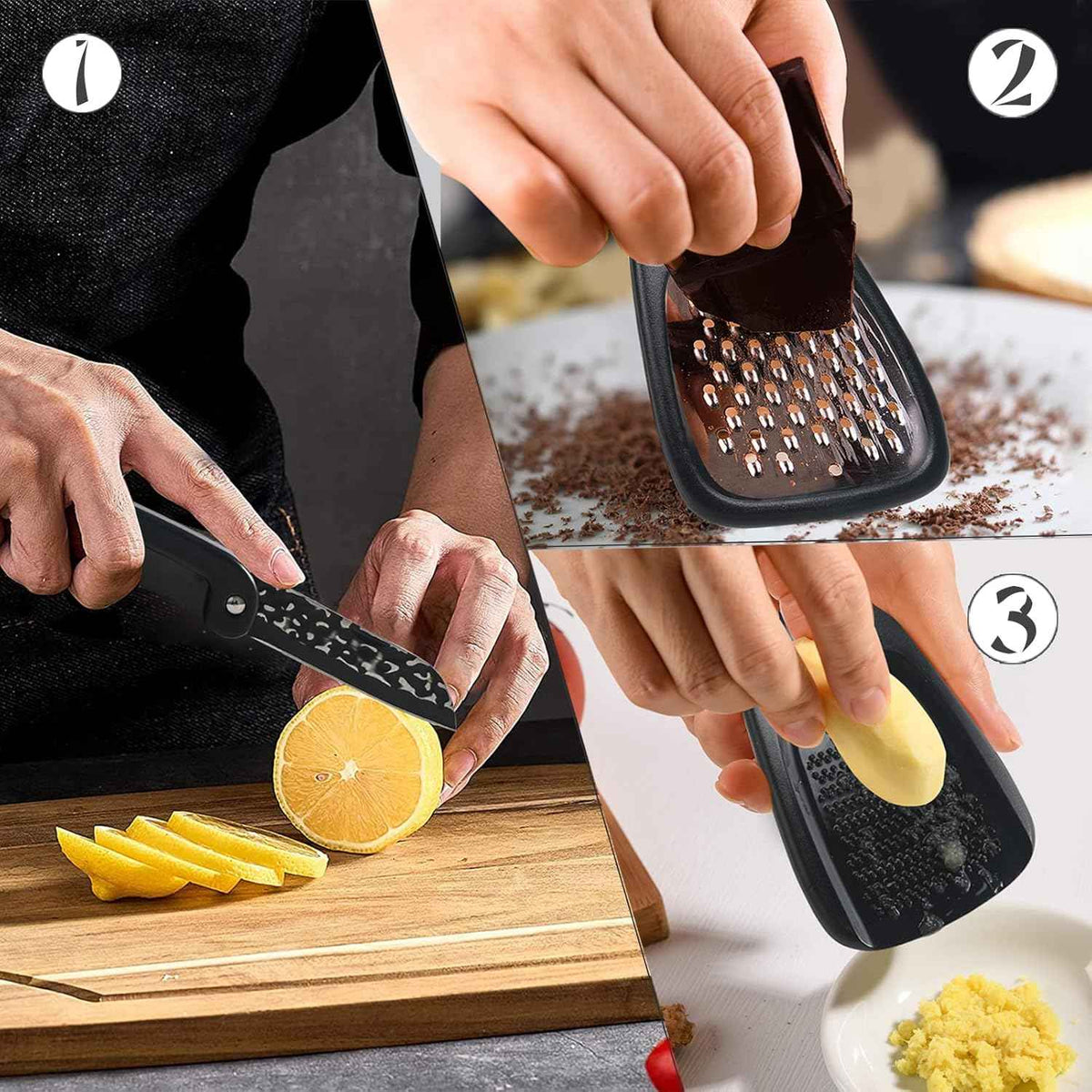 6-Piece Kitchen Gadget Set, Black