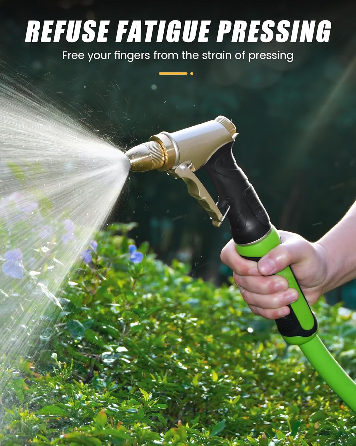 Upgraded Heavy-Duty Metal Adjustable Hose Nozzle - Field & Nook
